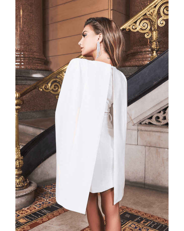 Underwired Cape Mini Dress - Endless - UAE Rental and Resale for Women's Fashion
