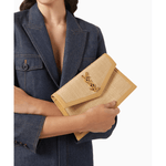 Uptown Pouch in Micro Raffia - Endless - UAE Rental and Resale for Women's Fashion