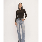 Urban Drape Hooded Long-Sleeve Top - Endless - UAE Rental and Resale for Women's Fashion