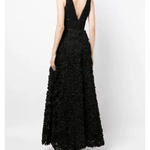 V-neck Embroidered Maxi Dress - Endless - UAE Rental and Resale for Women's Fashion