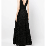 V-neck Embroidered Maxi Dress - Endless - UAE Rental and Resale for Women's Fashion