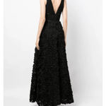 V-neck Embroidered Maxi Dress - Endless - UAE Rental and Resale for Women's Fashion