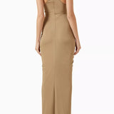 Vivenda Draped Maxi Dress in Viscose