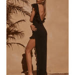 Vacanza Maxi Dress in Black - Endless - UAE Rental and Resale for Women's Fashion