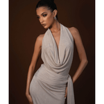 Valeria Gown - Stone - Endless - UAE Rental and Resale for Women's Fashion