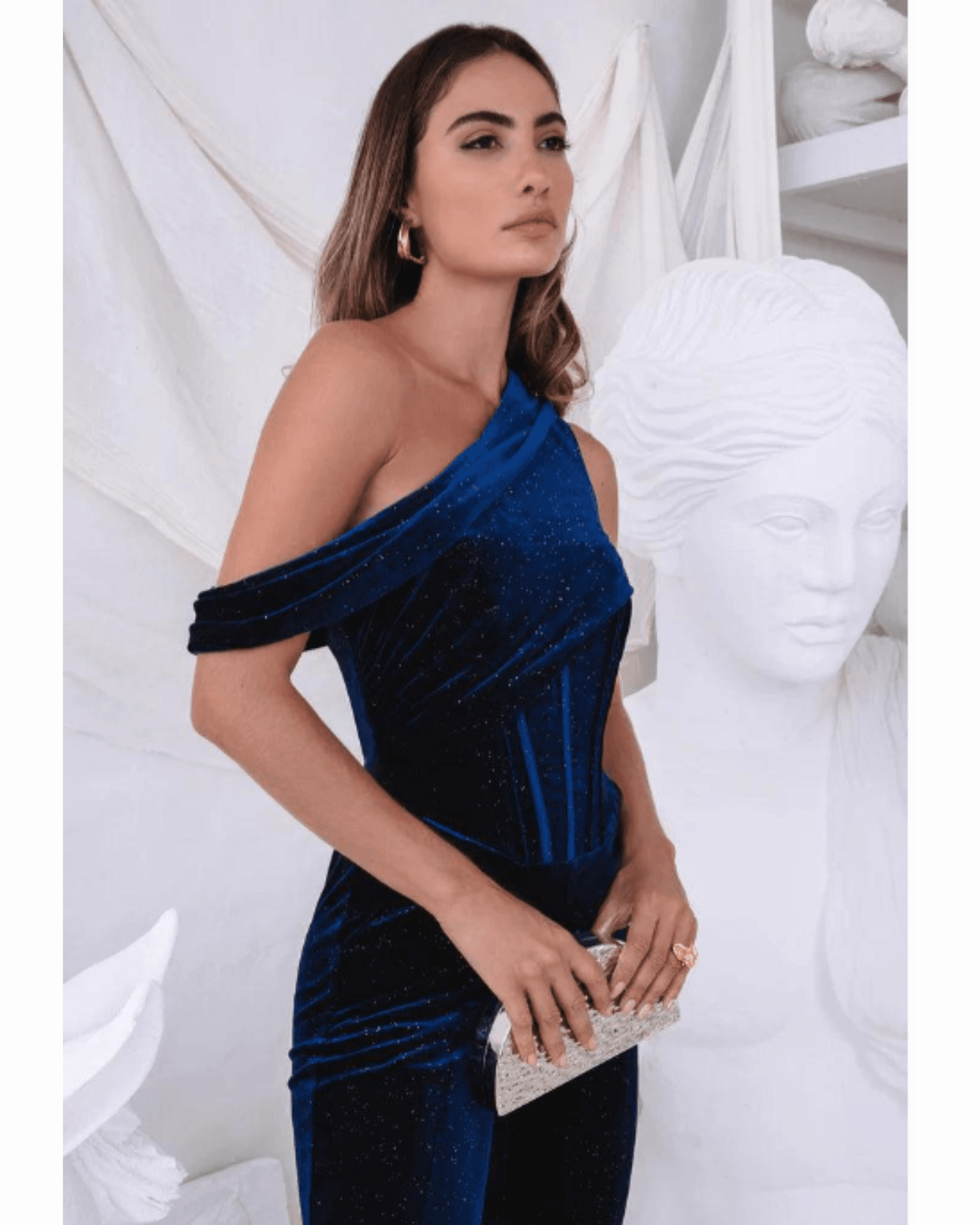 Velvet Sparkle Jumpsuit - Endless - UAE Rental and Resale for Women's Fashion