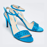 Veneta Satin Sandal Heel Pumps - Endless - UAE Rental and Resale for Women's Fashion