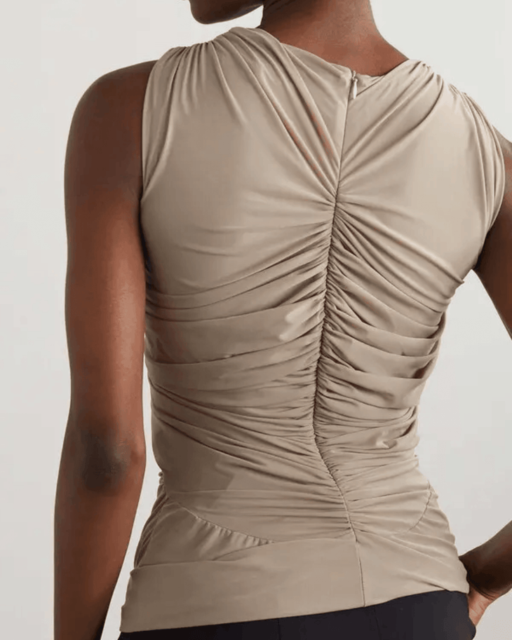 Venus Draped Cutout Stretch Jersey Top - Endless - UAE Rental and Resale for Women's Fashion