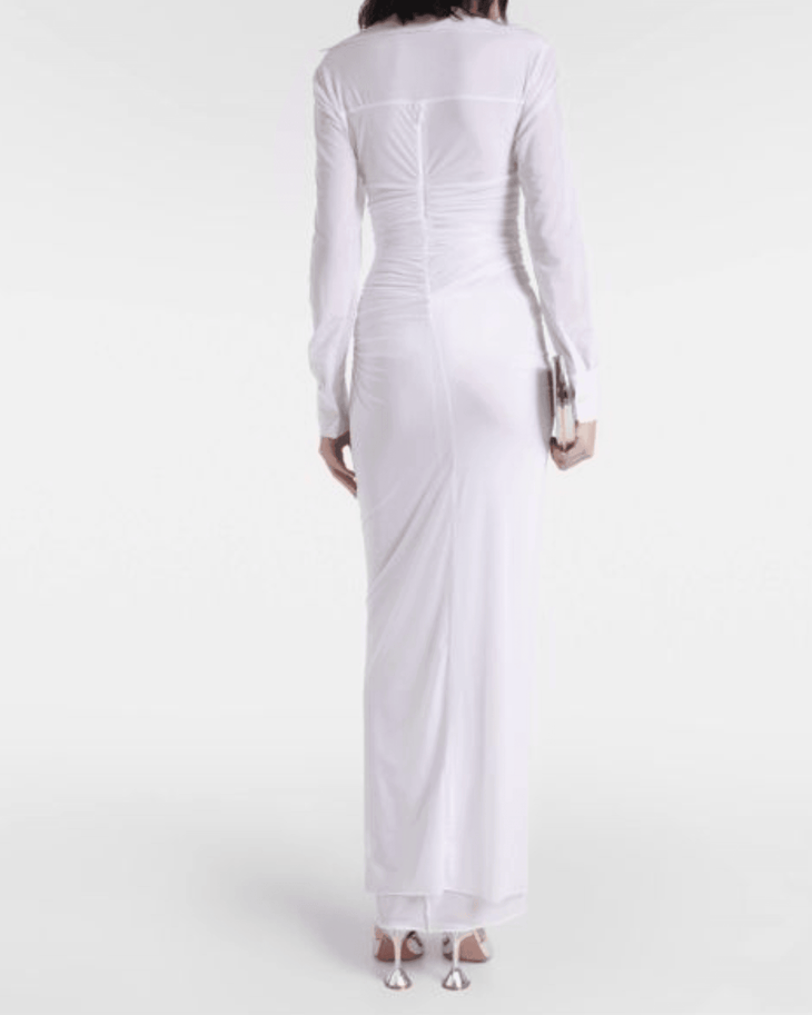 Venus Plunge Shirt Dress - Endless - UAE Rental and Resale for Women's Fashion