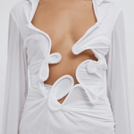 Venus Plunge Shirt Dress - Endless - UAE Rental and Resale for Women's Fashion