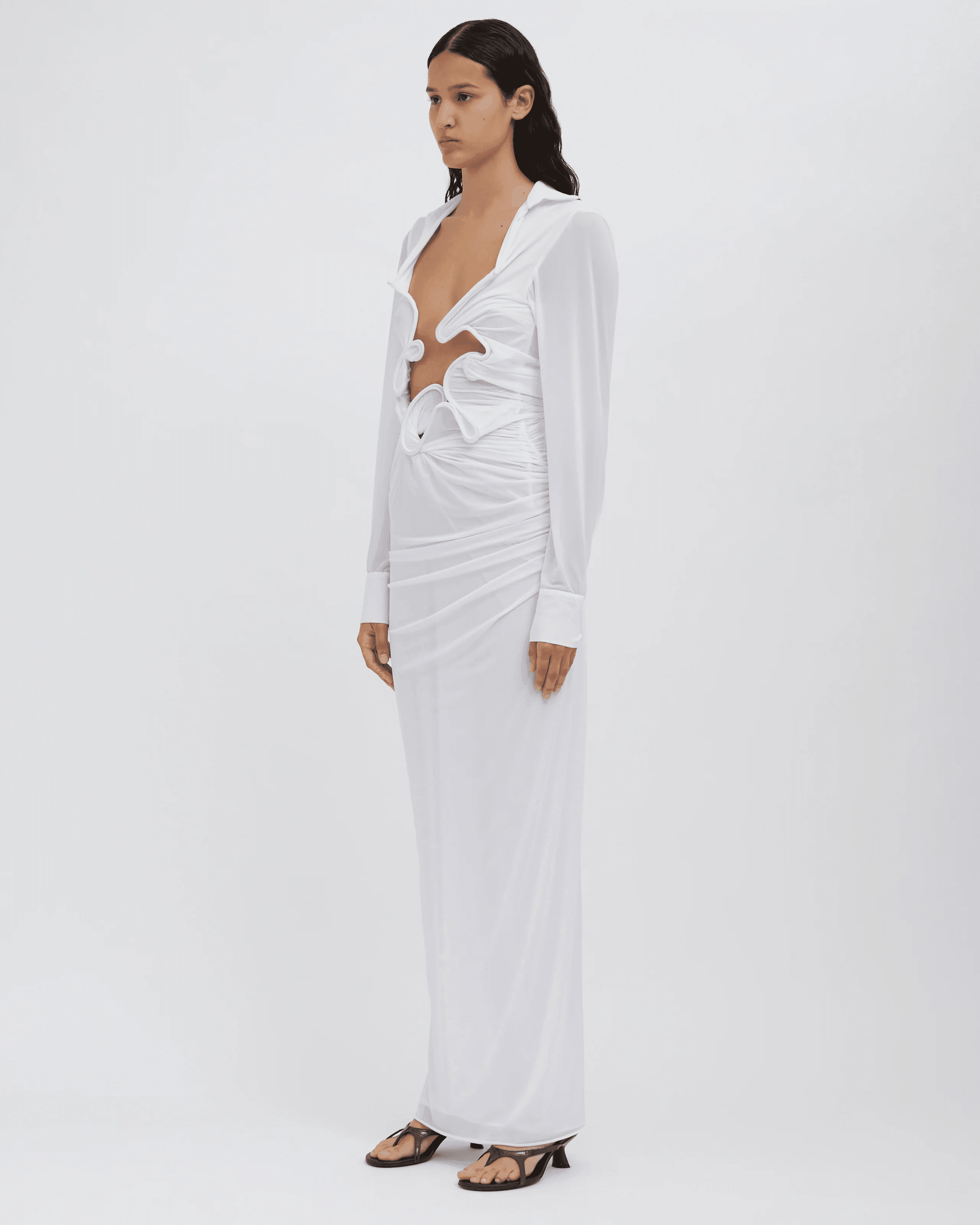 Venus Plunge Shirt Dress - Endless - UAE Rental and Resale for Women's Fashion