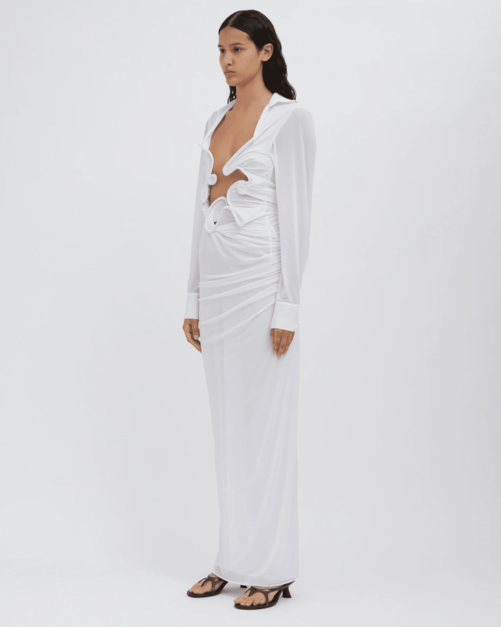 Venus Plunge Shirt Dress - Endless - UAE Rental and Resale for Women's Fashion