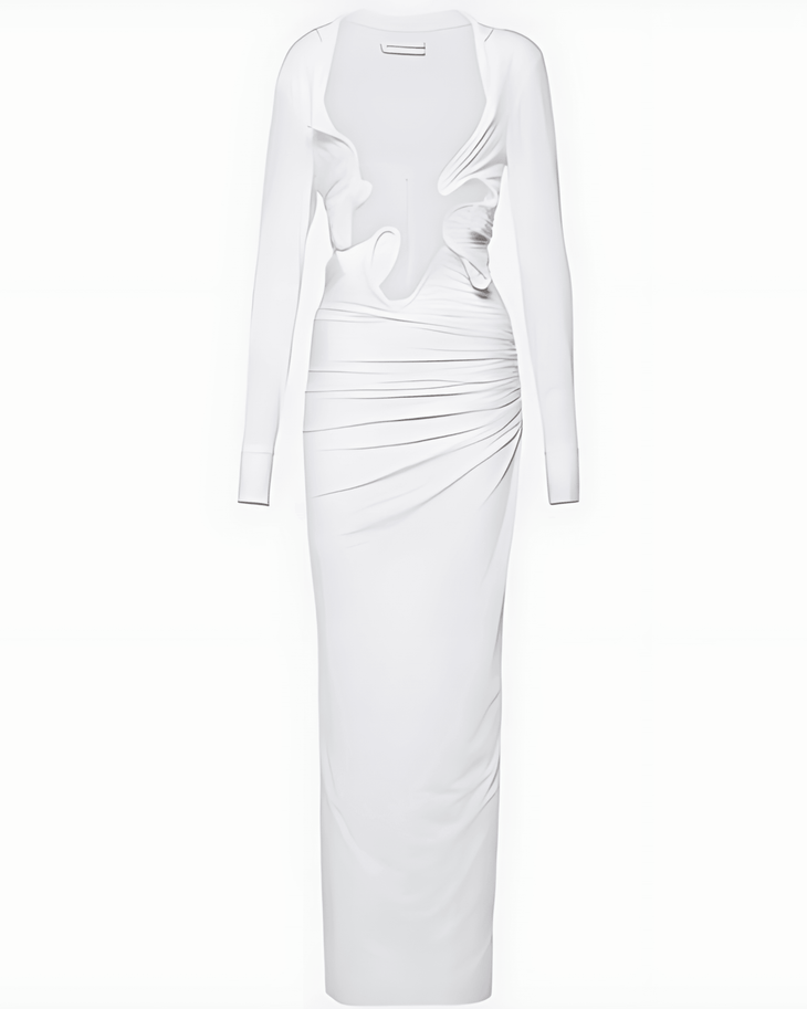 Venus Plunge Shirt Dress - Endless - UAE Rental and Resale for Women's Fashion