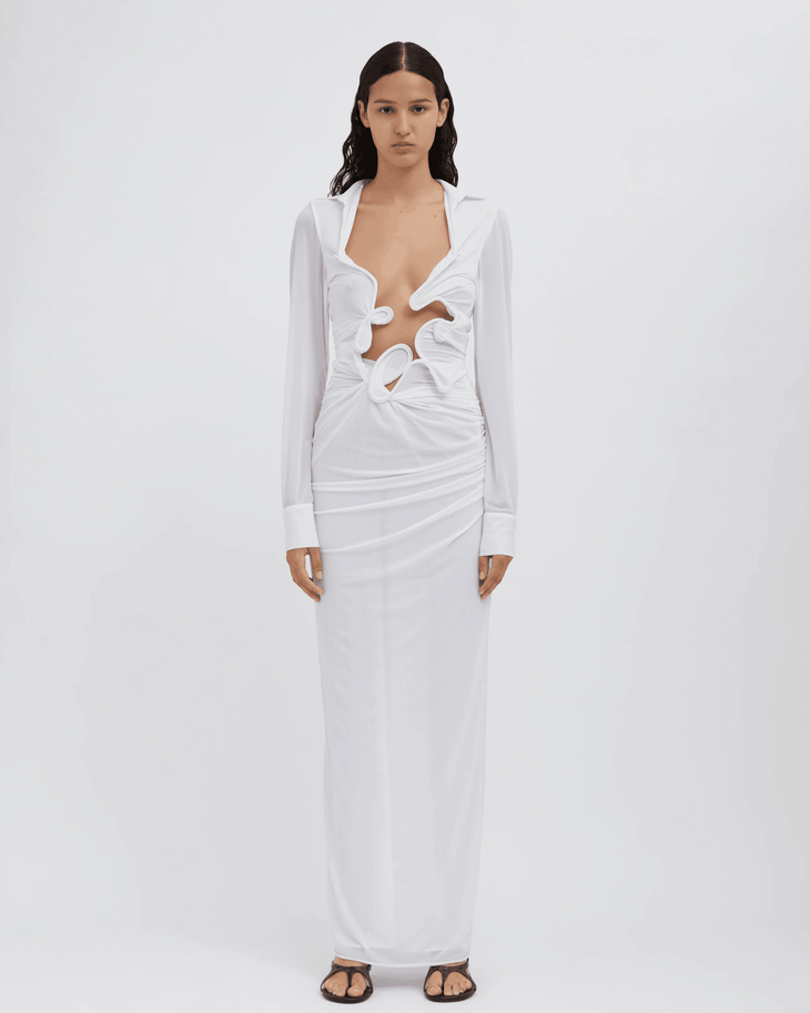 Venus Plunge Shirt Dress - Endless - UAE Rental and Resale for Women's Fashion