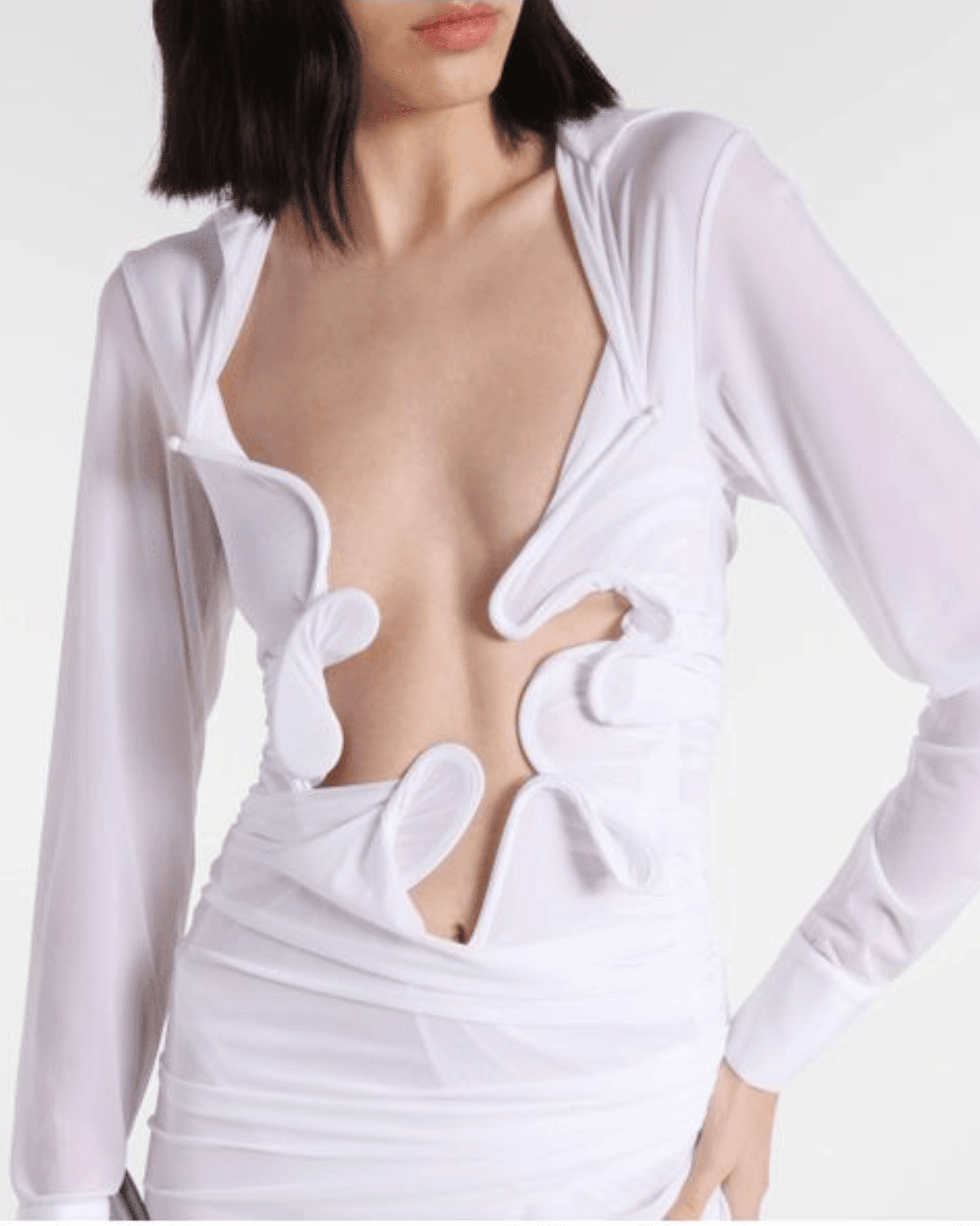 Venus Plunge Shirt Dress - Endless - UAE Rental and Resale for Women's Fashion
