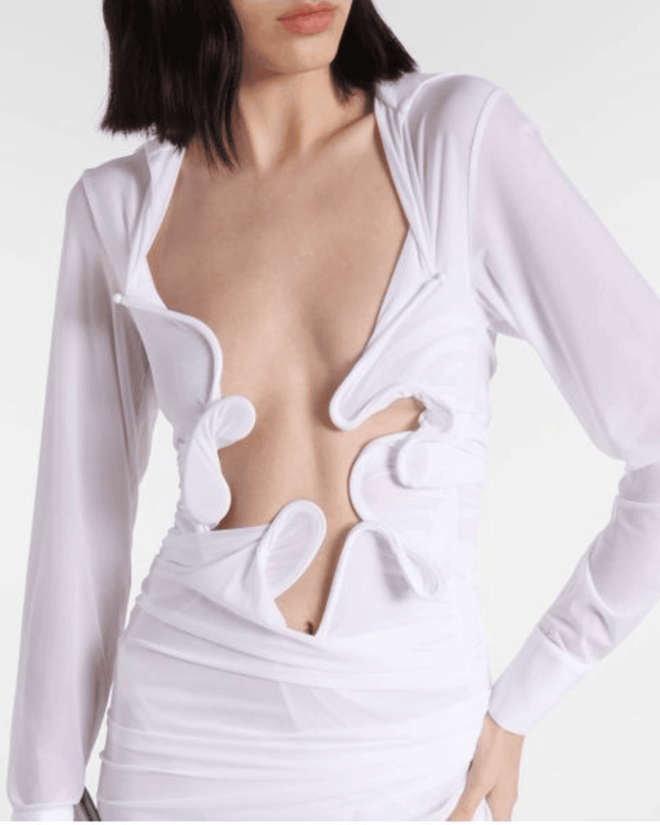 Venus Plunge Shirt Dress - Endless - UAE Rental and Resale for Women's Fashion