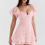 Verity Perfectly Floral Lace Mini Dress