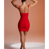 Vespera Ruched Mini Dress - Endless - UAE Rental and Resale for Women's Fashion