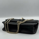 Vitello Medium Glam Lock Rockstud Flap Black - Endless - UAE Rental and Resale for Women's Fashion