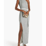 Vivien One-shoulder Sequined Chiffon Maxi Dress - Endless - UAE Rental and Resale for Women's Fashion