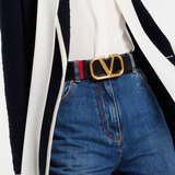 VLogo Signature Reversible Leather Belt - Endless - UAE Rental and Resale for Women's Fashion