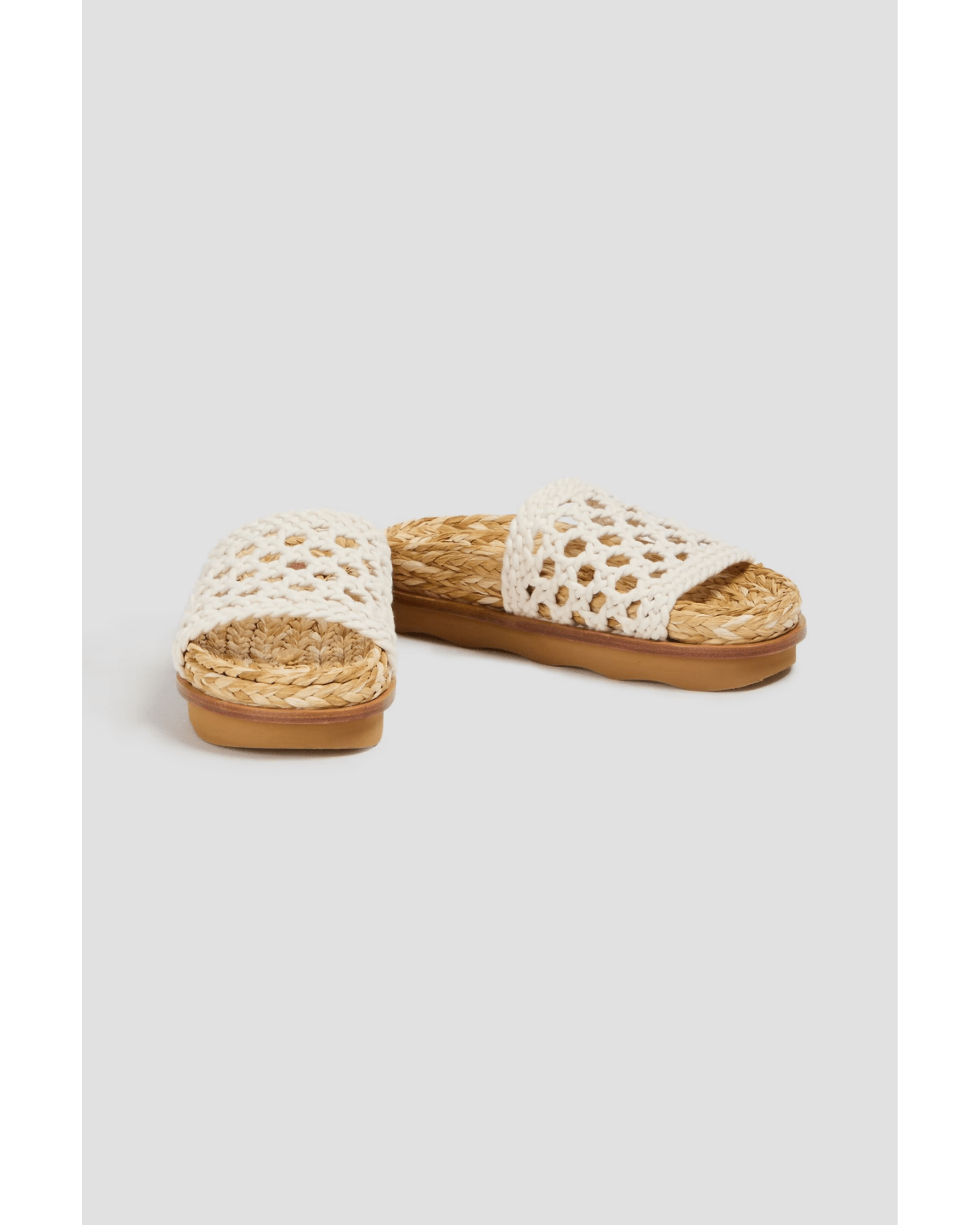Wavy Crocheted Platform Slides - Endless - UAE Rental and Resale for Women's Fashion