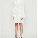 Wavy Satin Turtleneck Mini Dress - Endless - UAE Rental and Resale for Women's Fashion