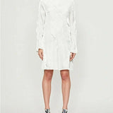 Wavy Satin Turtleneck Mini Dress - Endless - UAE Rental and Resale for Women's Fashion