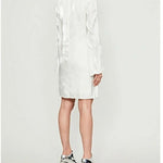 Wavy Satin Turtleneck Mini Dress - Endless - UAE Rental and Resale for Women's Fashion