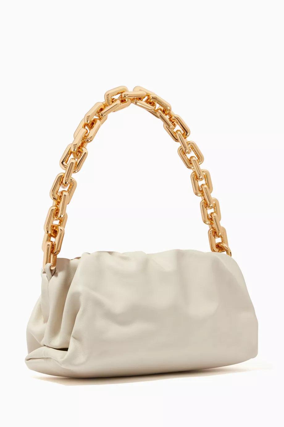 White Chain Pouch Handbag Cream - Endless - UAE Rental and Resale for Women's Fashion