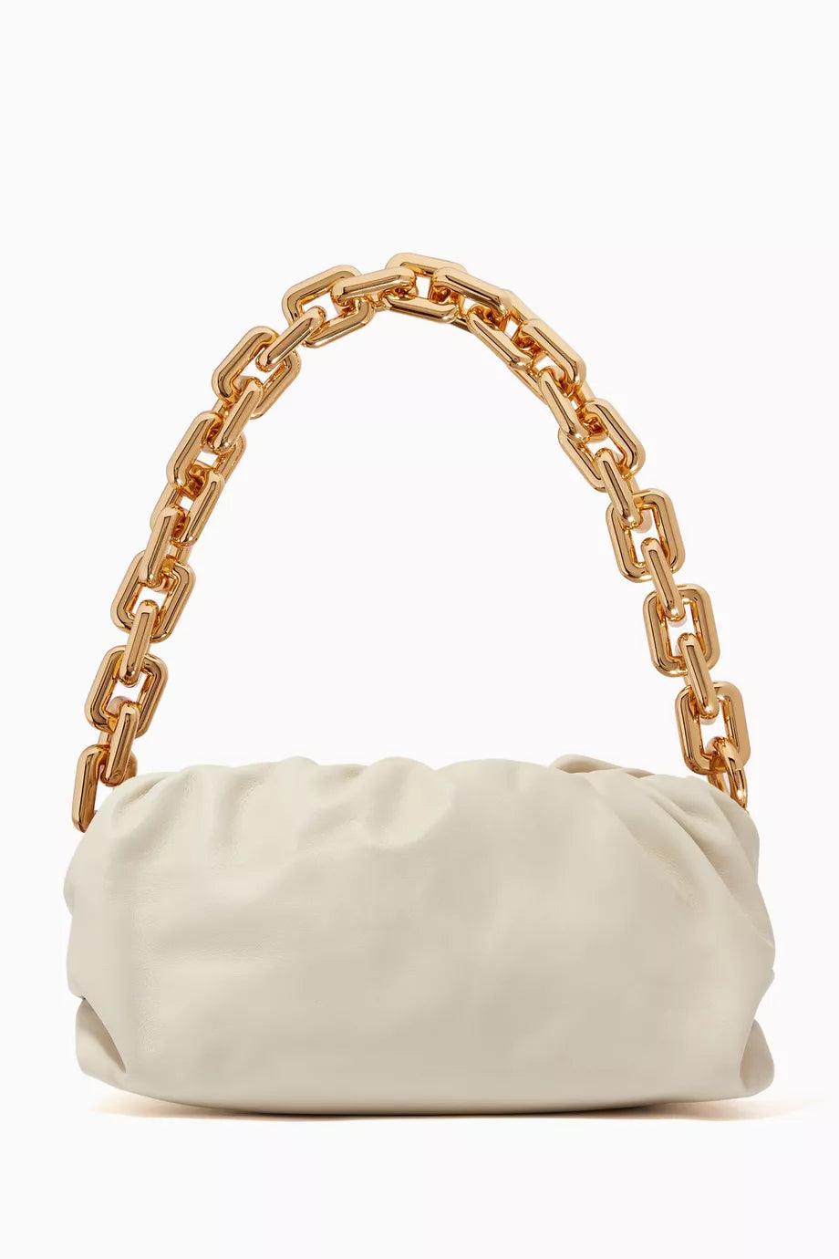 White Chain Pouch Handbag Cream - Endless - UAE Rental and Resale for Women's Fashion