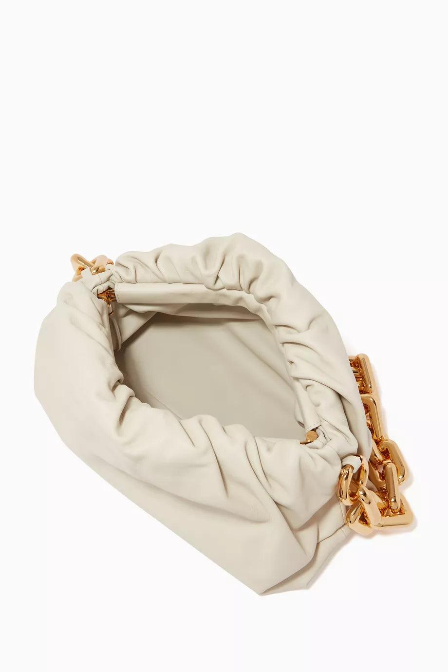 White Chain Pouch Handbag Cream - Endless - UAE Rental and Resale for Women's Fashion