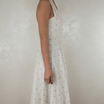 White Cotton Embroidered Midi Dress - Endless - UAE Rental and Resale for Women's Fashion