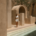 White Floral Mini Skirt - Endless - UAE Rental and Resale for Women's Fashion