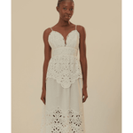 White Laise Sleeveless Dress - Endless - UAE Rental and Resale for Women's Fashion