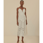White Laise Sleeveless Dress - Endless - UAE Rental and Resale for Women's Fashion