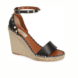 Women's Rockstud Wedge Espadrilles Leather - Endless - UAE Rental and Resale for Women's Fashion