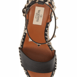 Women's Rockstud Wedge Espadrilles Leather - Endless - UAE Rental and Resale for Women's Fashion