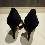 Women's Suede Pointed D'orsay Pumps - Endless - UAE Rental and Resale for Women's Fashion