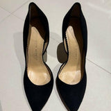 Women's Suede Pointed D'orsay Pumps - Endless - UAE Rental and Resale for Women's Fashion