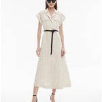 Yarn Dye Linen Utility Shirt Dress - Endless - UAE Rental and Resale for Women's Fashion