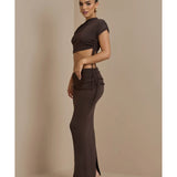 Yris Knitted Co-ord Set - Endless - UAE Rental and Resale for Women's Fashion