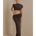 Yris Knitted Co-ord Set - Endless - UAE Rental and Resale for Women's Fashion