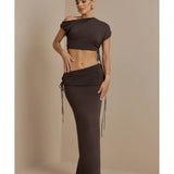 Yris Knitted Co-ord Set - Endless - UAE Rental and Resale for Women's Fashion
