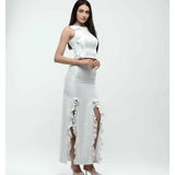 Zara White Co-ord Set - Endless - UAE Rental and Resale for Women's Fashion