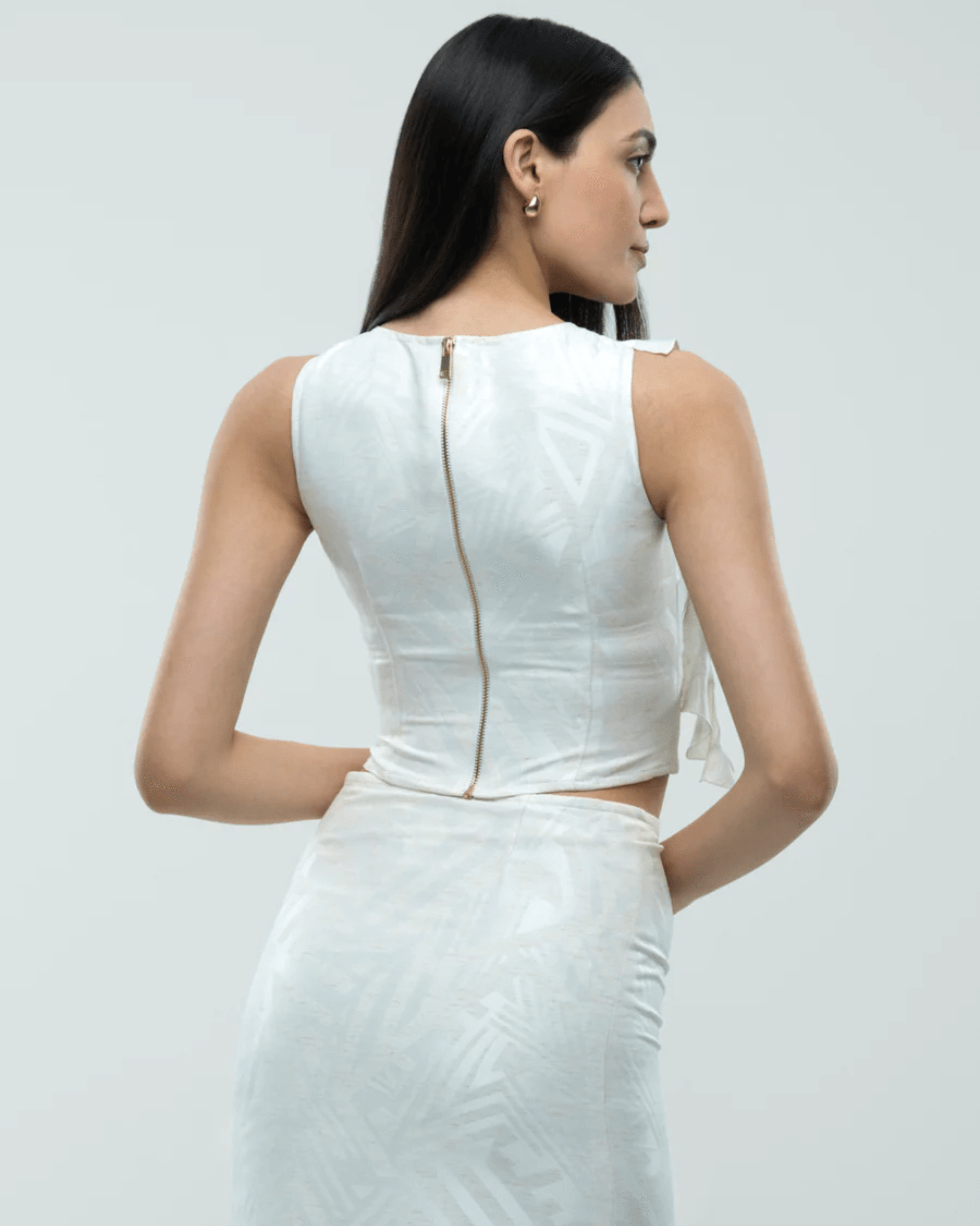 Zara White Co-ord Set - Endless - UAE Rental and Resale for Women's Fashion