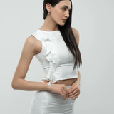 Zara White Co-ord Set - Endless - UAE Rental and Resale for Women's Fashion
