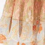 Postcard Pleated Paisley Chiffon Midi Dress in multicolor — Zimmermann | Endless UAE