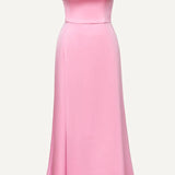Wrap Midi Dress with Turn-up