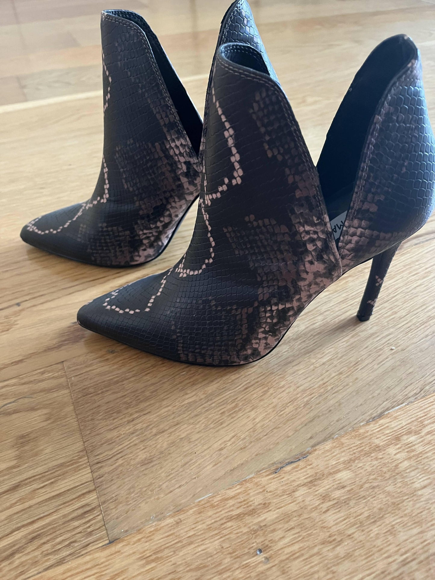 Analese Snake Print Boots - Endless